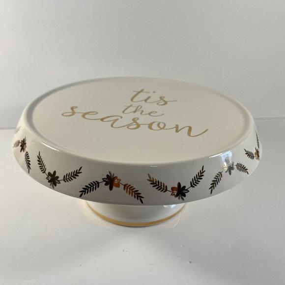 Hobby Lobby Holiday Tis The Season Cake Dessert Plate